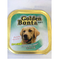 Golden Bonta Dog Canned Food with Chicken & Turkey 雞肉及火雞100g 